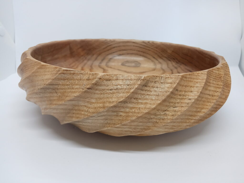 Bol Artisanal En Bois - Fait Main - Diamètre 16,5 Cm - Fabrication France