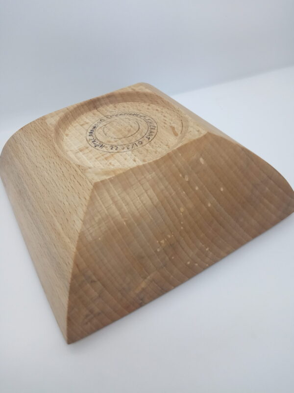 bol carré en hêtre 15cm – Image 2