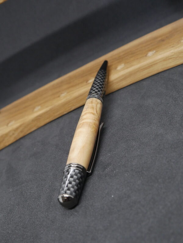 stylo bille Sumatra en olivier – Image 3