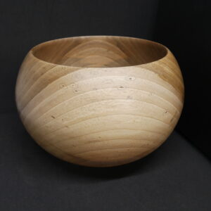 bol en noyer haut et rond