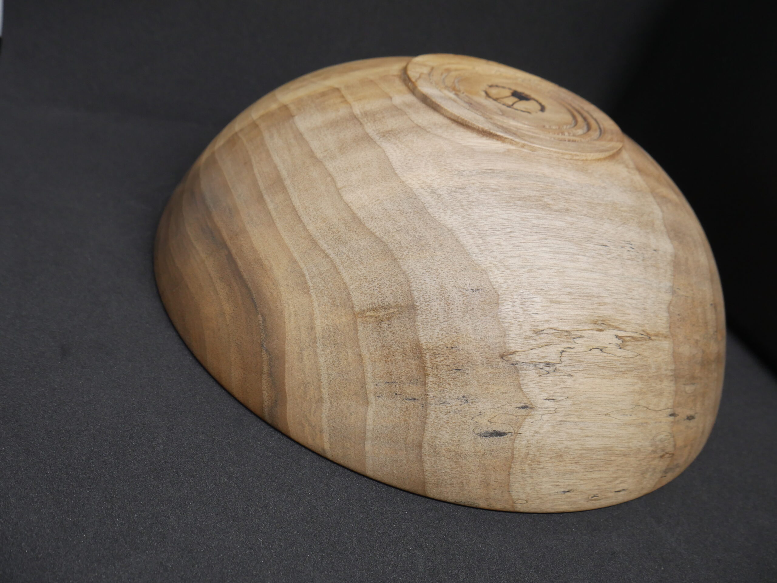 Bol en noyer et incrustation de turquoise 2 – Image 6