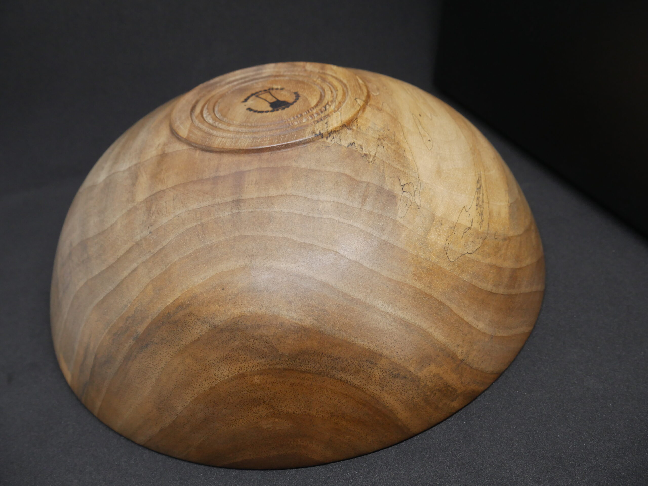 Bol en noyer et incrustation de turquoise 2 – Image 7