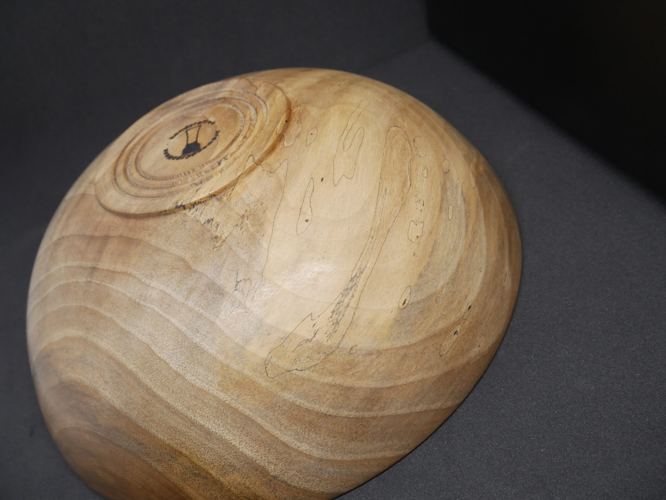 Bol en noyer et incrustation de turquoise 2 – Image 8